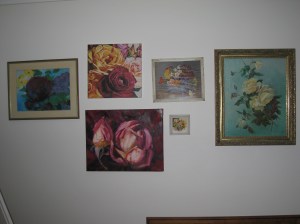 some wall for paintings.